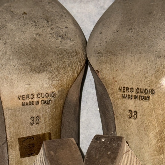 Cordani Philly perforated slouch almond front dark tan boots booties Sz 38 EU - Picture 12 of 14